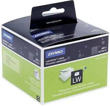 DYMO - Etiquetas direcção 36x89 mm (transparente)