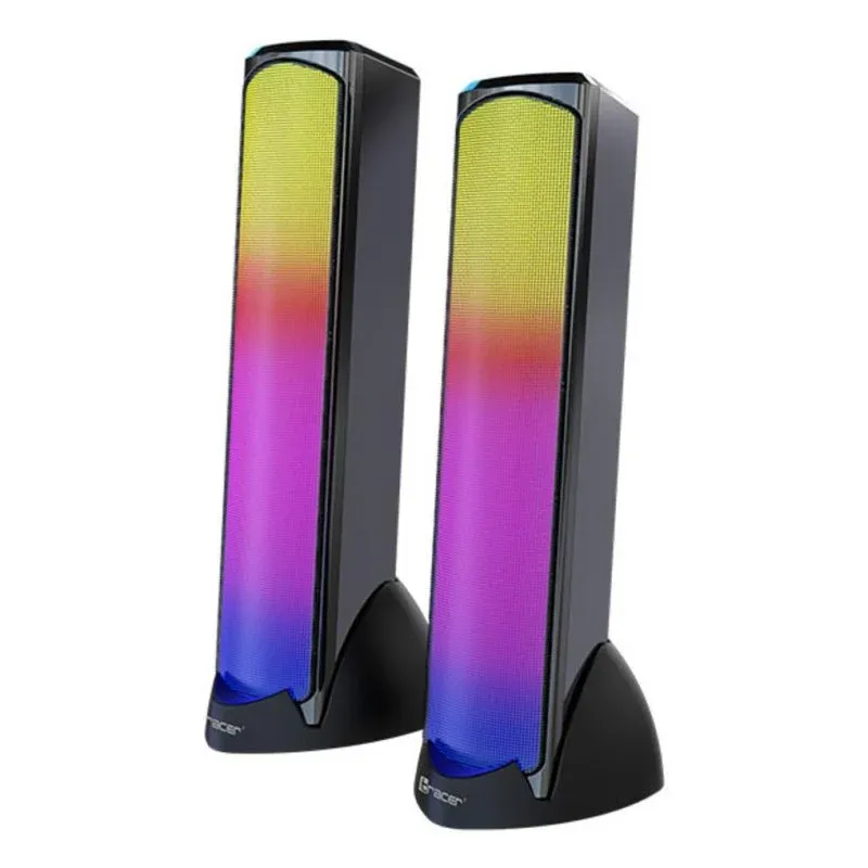 Colunas Tracer Sigma USB BT RGB 10 W com USB e Bluetooth 5.0