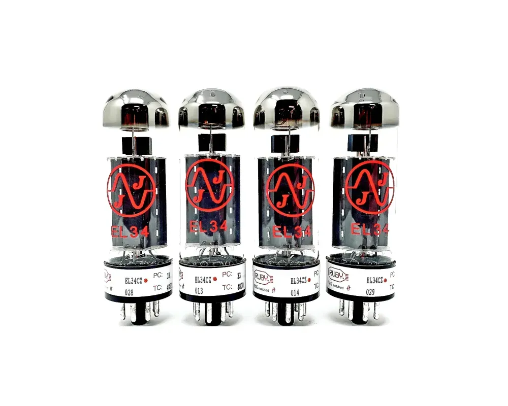 JJ Electronics EL34 Matched Quad