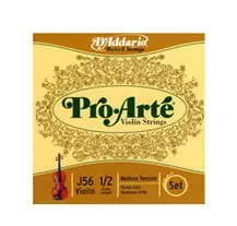 Jogo cordas Violino 1/2 D'Addario J56 Pro-Arté Tensão Média