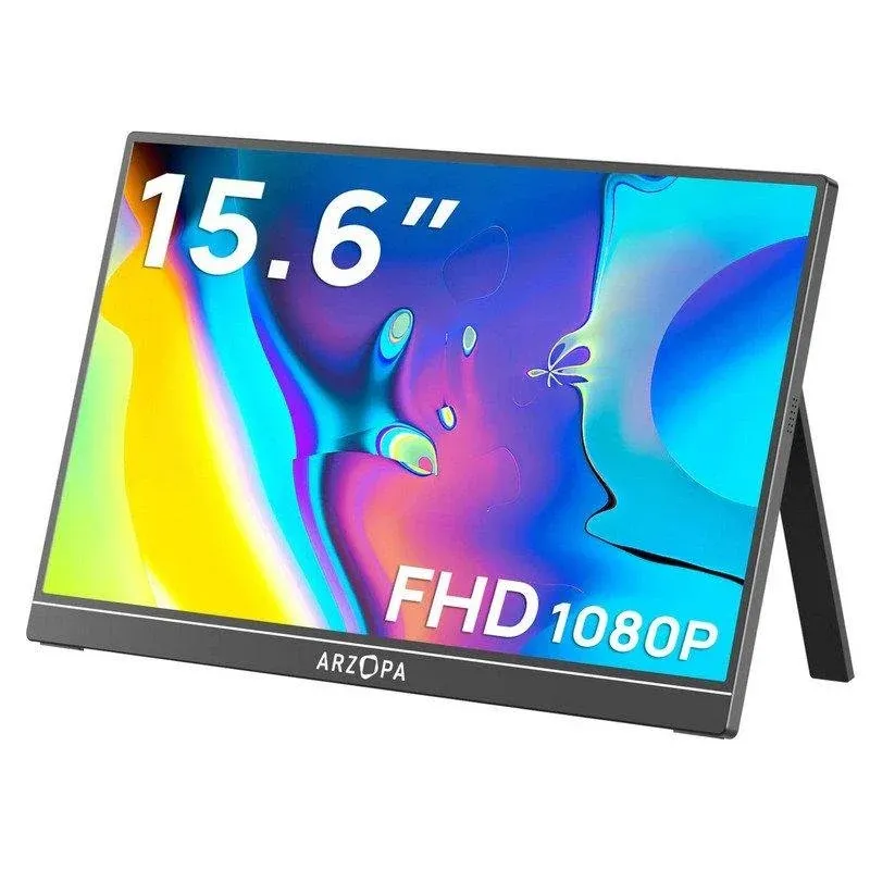 Monitor Arzopa A1 15,6" FullHD 60Hz IPS USB-C Portátil Altifalantes
