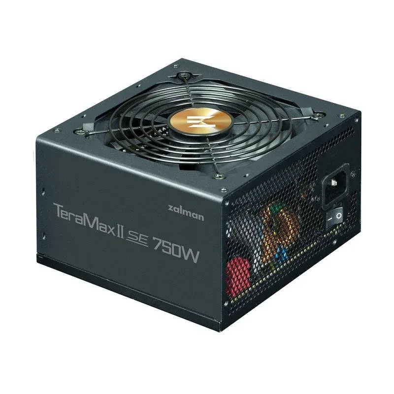 Fonte Alimentação Fuente de Alimentación Zalman TeramaxII SE 750W Certificação 80 PLUS Gold ATX
