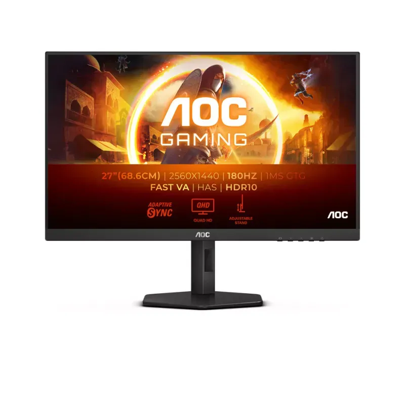 Monitor AOC Gaming 27" Q27G4XN Fast VA QHD 180Hz 0.5ms Adaptive Sync HDR10