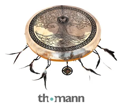 Terre Shaman Drum Goat Skin Tree 50