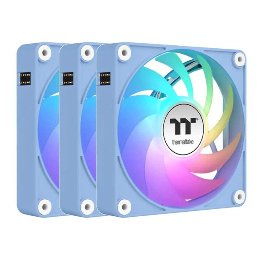 Ventoinha ThermalTake CT120 EX ARGB Azul 3 Unidades