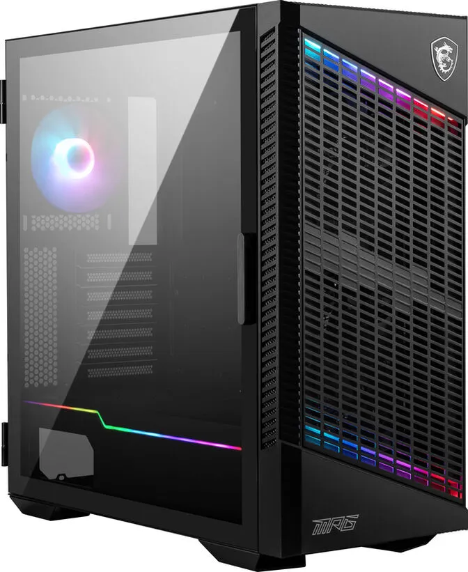 Caixa E-ATX MSI MPG VELOX 100P AIRFLOW ARGB Vidro Temperado Preta
