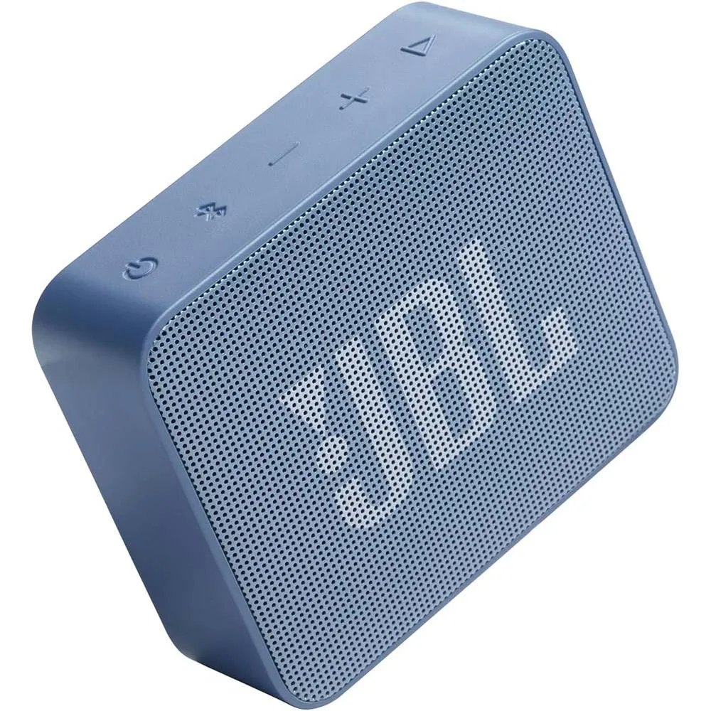 Coluna Portátil JBL Go Essential 2, Bluetooth 4.2, Resistente à Água e Pó (IP67), Até 5h Autonomia, Azul