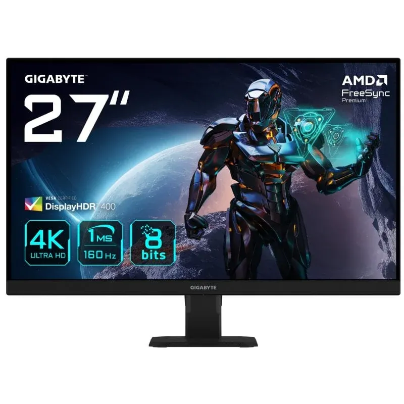 Monitor Gigabyte GS27U-EKR 27" LED SS-IPS UltraHD 4K 160Hz HDR 400