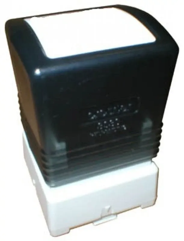 Suporte de carimbos Preto - Tamanho de 30mm x 30mm - 6 unidades