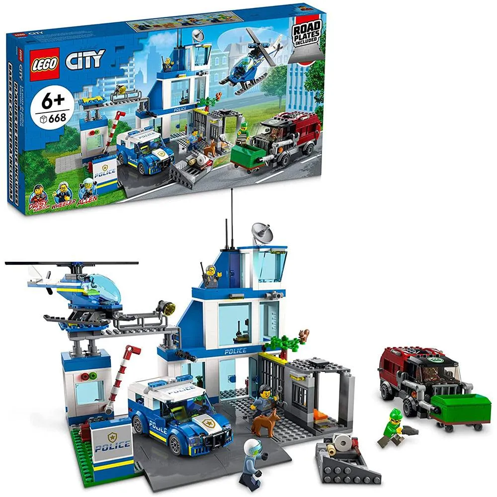 LEGO City: Esquadra da Polícia | Idades 6+ | 668 Peças | Item 60316