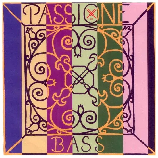 Pirastro SET CORDAS CONTRABAIXO 3/4 4/4 Passione Orchestra Medium