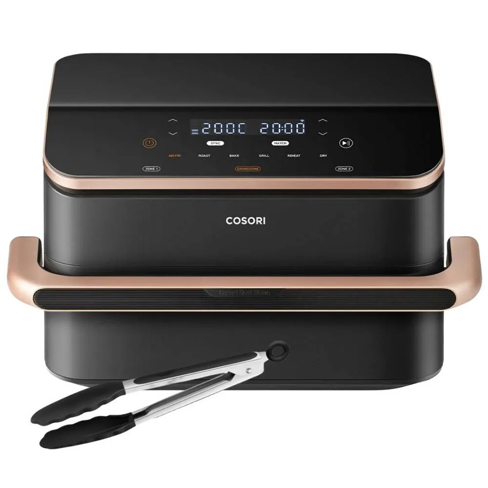 Fritadeira Air Fryer Cosori Dual Blaze Twinfry Chef Edition 10L 2800W Preta
