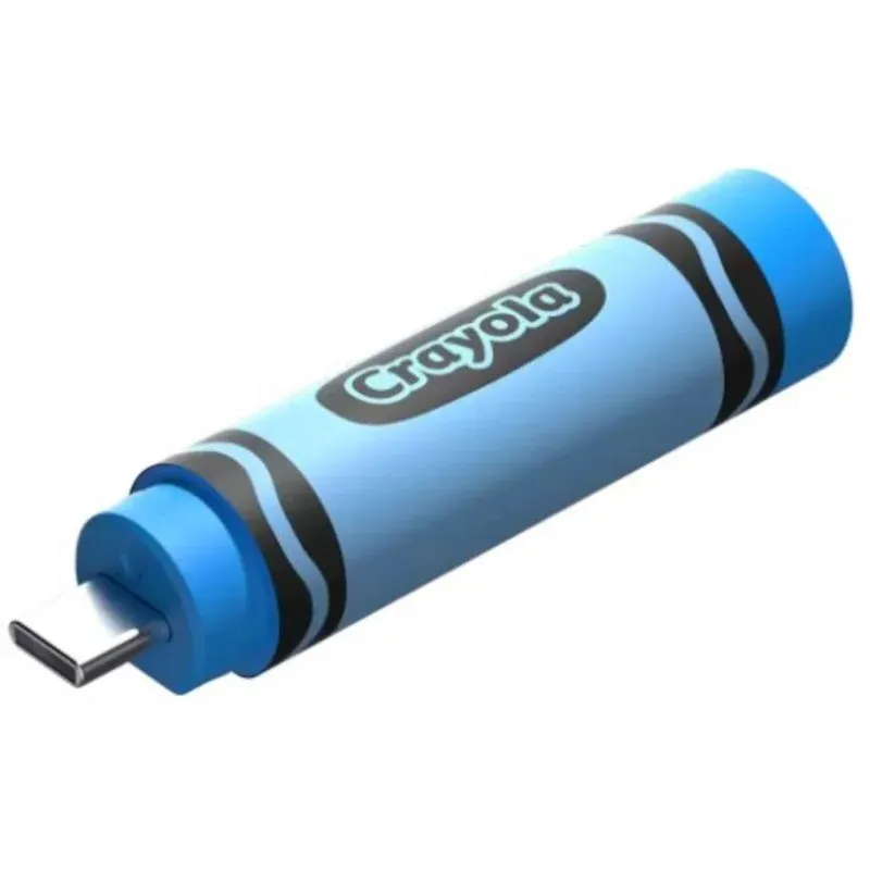Pen Drive SANDISK Crayola 64GB USB Tipo-C Azul com Tampa
