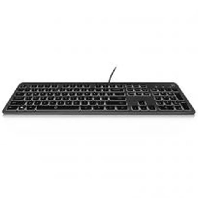Teclado Ewent EW3270 Silent Retroiluminado PT Preto