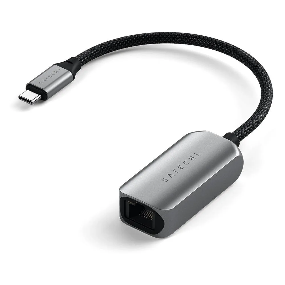 Adaptador de Rede Satechi USB-C 2.5GbE Space Gray