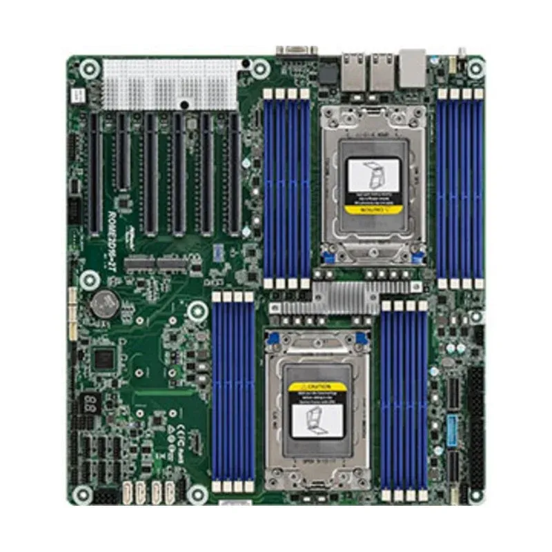 Motherboard Asrock ROME2D16-2T AMD Epyc 7003 LGA4094 DDR4 EEB M.2 SATA III 2xM.2 5xPCIe x16 3xLAN