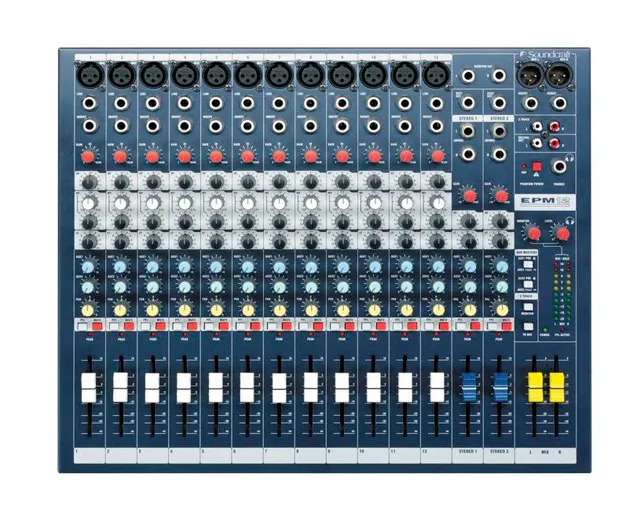 Mesa Mistura sem Efeitos Soundcraft EPM12
