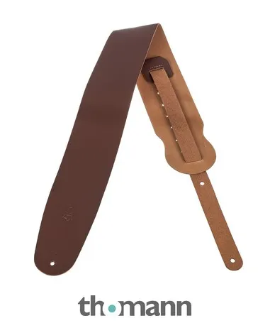Levys Leather Strap 3,5" BRN