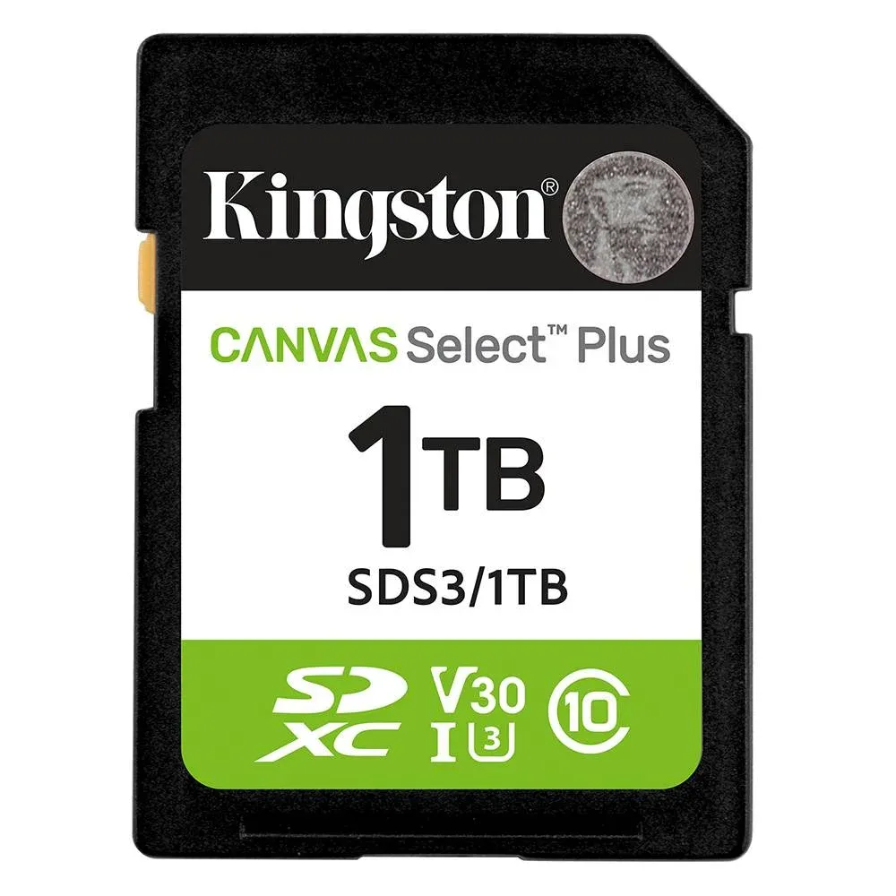 Cartão de Memória Kingston Canvas Select Plus 1TB SD XC