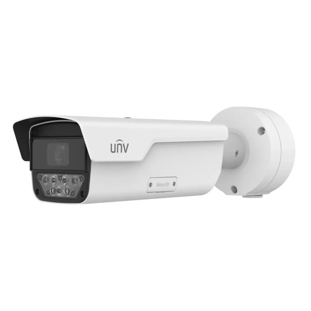 Câmara de Segurança IP Uniview Pro LPR Bullet PoE+ 4MP 8mm ~ 32mm IP67 Branca - PKC2641-Z80-IR-P