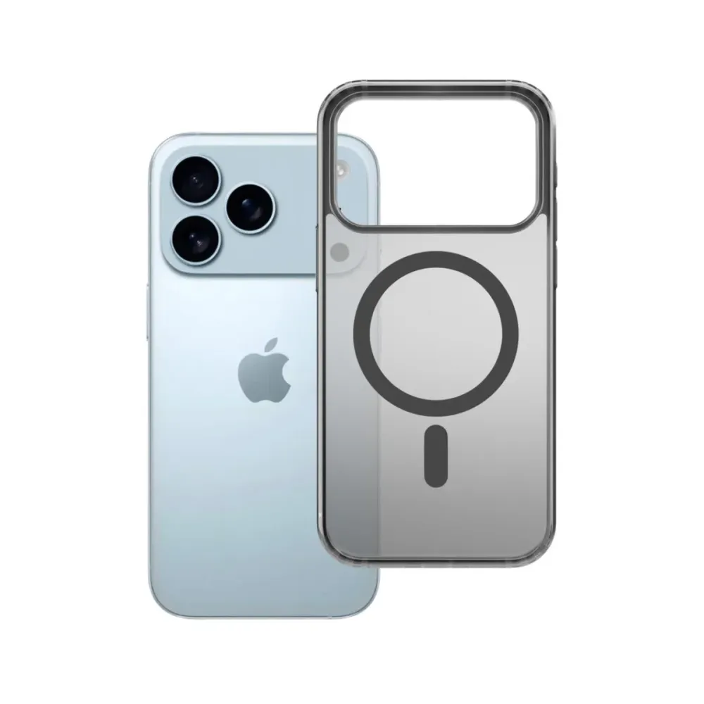 Capa Frosty 3MK MagCase iPhone 17 Pro Max Preta