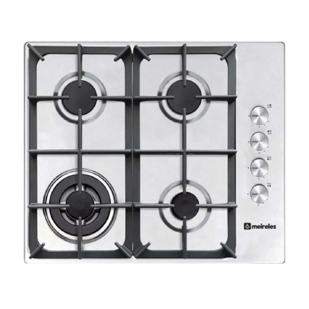 Placa a Gás Meireles 4 Zonas Inox MG3650FFX