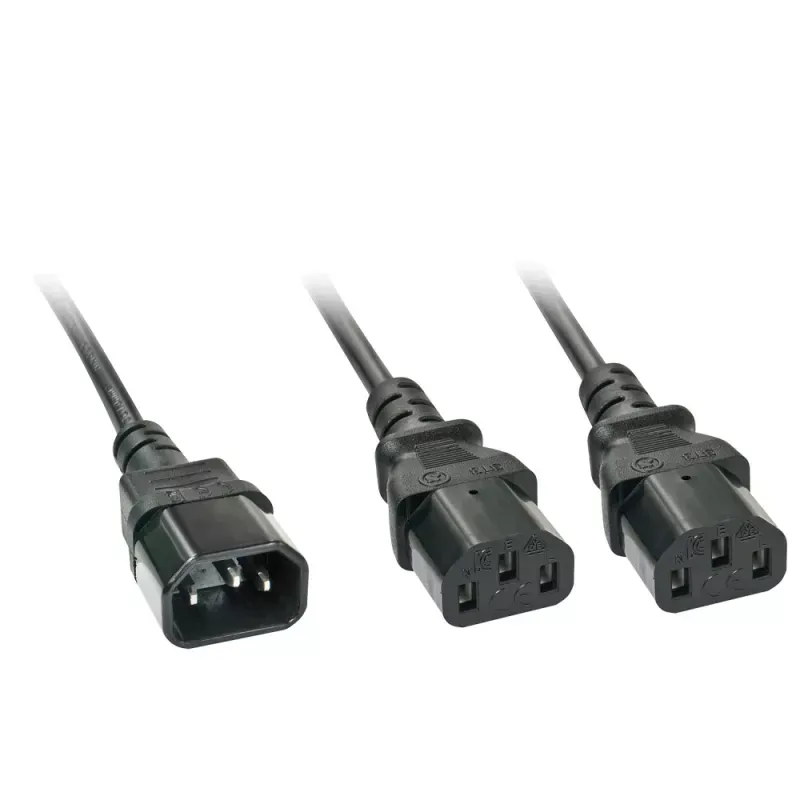 2M C14 TO 2X C13 Y EXTENSION CABLE,