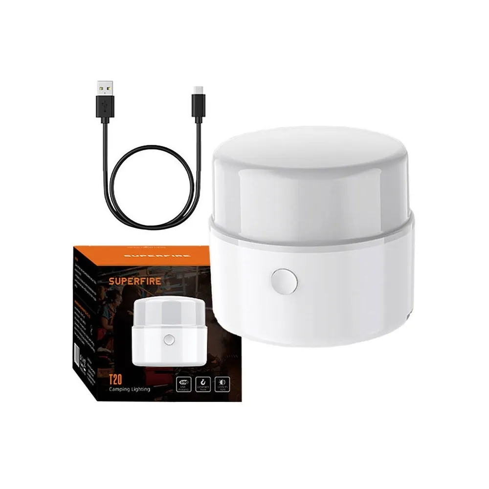 Lâmpada de Acampamento/Campismo UV 180Lm USB - SUPERFIRE