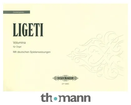 Edition Peters Ligeti Volumina