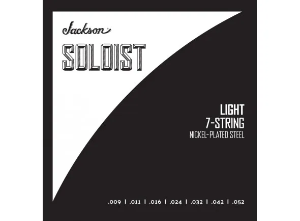 Cordas Jackson® Soloist™ Strings 7 String, Light .009-.052