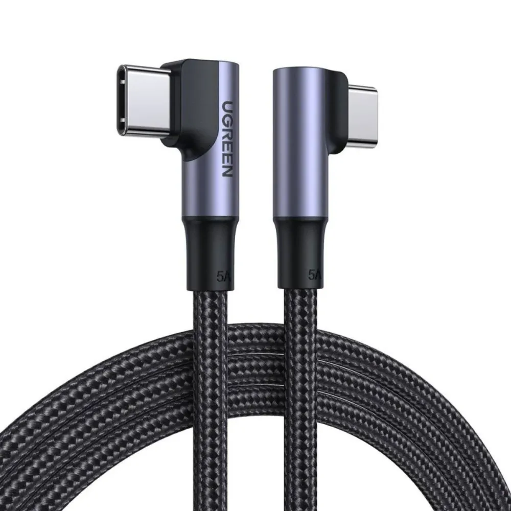 Cabo Ugreen US335 USB-C 100W 2m Preto