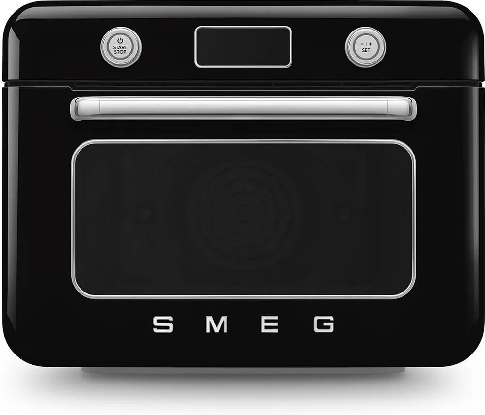 Forno com vapor SMEG COF01BLEU Anni 50 (30 L - 1800 W - Preto)