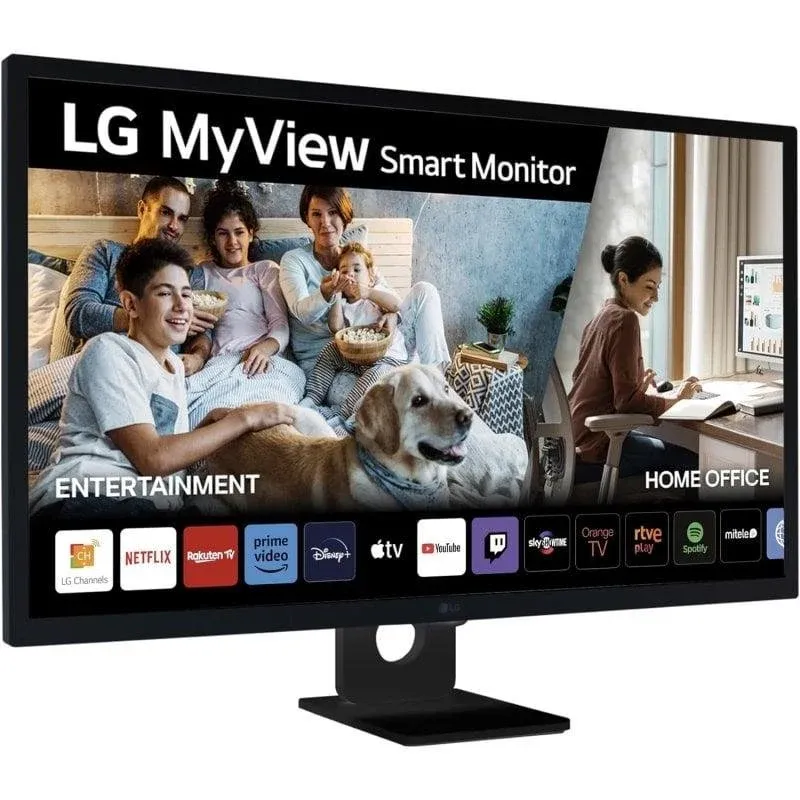 Monitor LG 32SR50F-B 32" FullHD 60Hz IPS HDR10 Bluetooth Altifalantes Smart TV