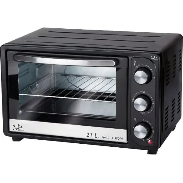 Mini Forno Independente JATA HN921 (21L - 1380W - Preto)