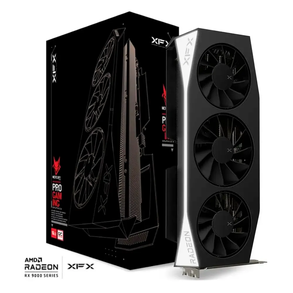 Placa Gráfica XFX AMD Radeon RX 9060 XT RDNA 4 Mercury OC Gaming 16GB GDDR6