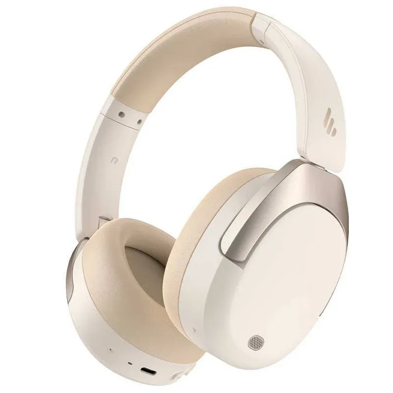 Edifier W830NB Auscultadores Bluetooth Hi-Res Audio com Cancelamento Ativo de Ruído Beges