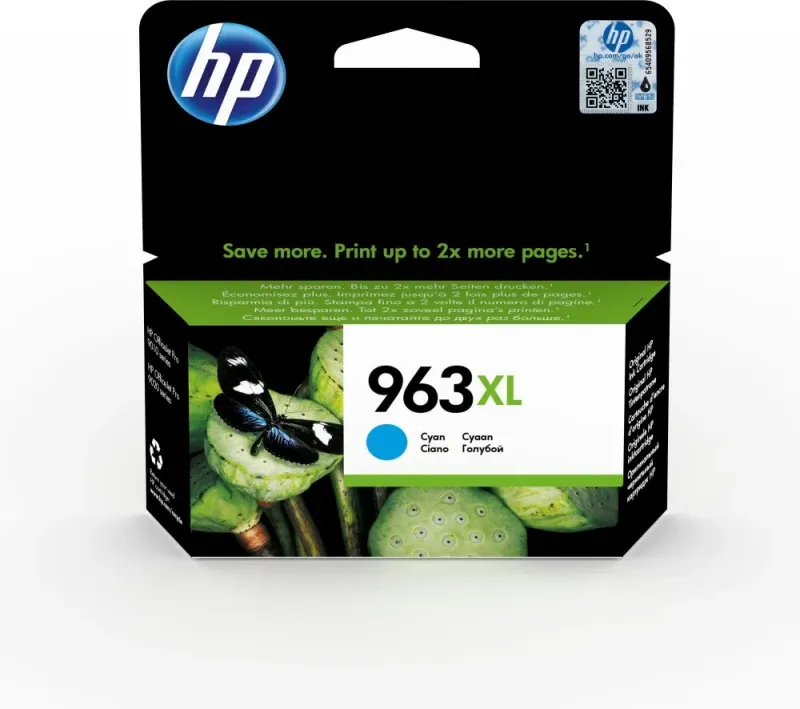 Tinteiro HP 963XL HIGH YIELD Ciano ORIGINAL INK CARTIDGE