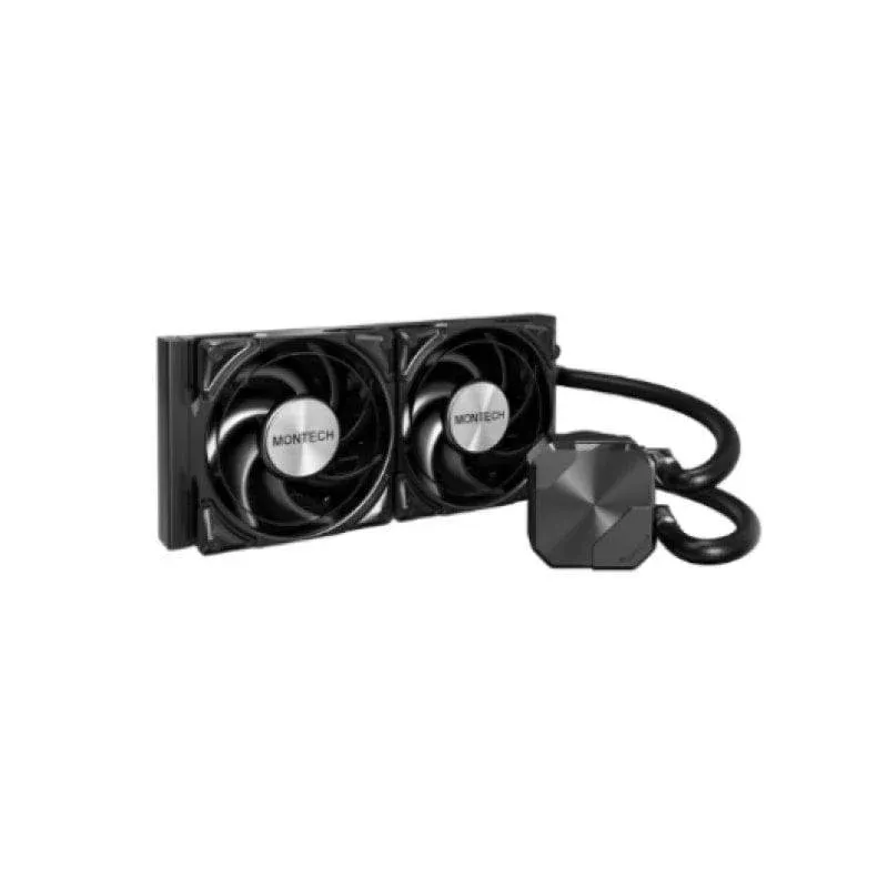 Refrigeração Líquida Montech Hyper Flow Silent 240 2 Ventoinhas ARGB Preto