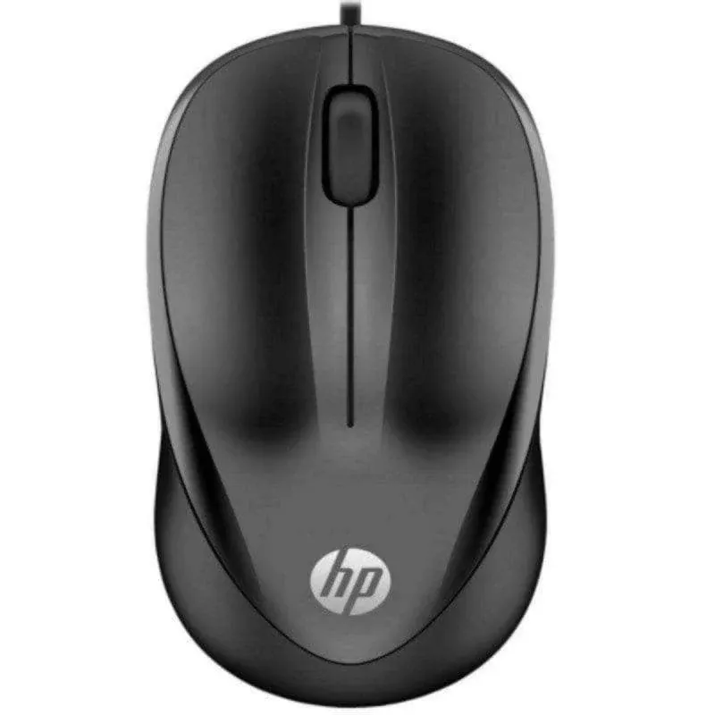 Rato HP 1000 USB 1200 DPI Preto Ambidestro Cabo 1,5 m