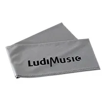 Pano de Limpeza Ludimusic Logo 4040 Cinza