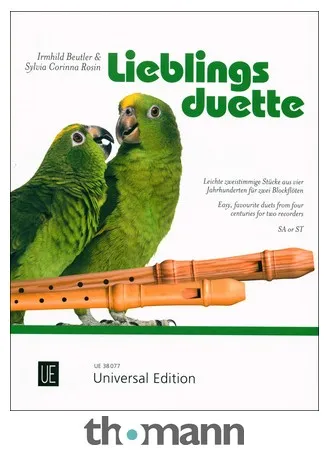 Universal Edition Lieblingsduette Recorder SA/ST