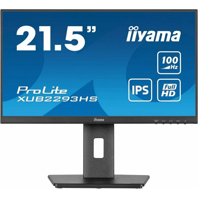Monitor iiyama ProLite XUB2293HS-B6 21.5" IPS FullHD 100Hz Alto-falantes Altura Ajustável