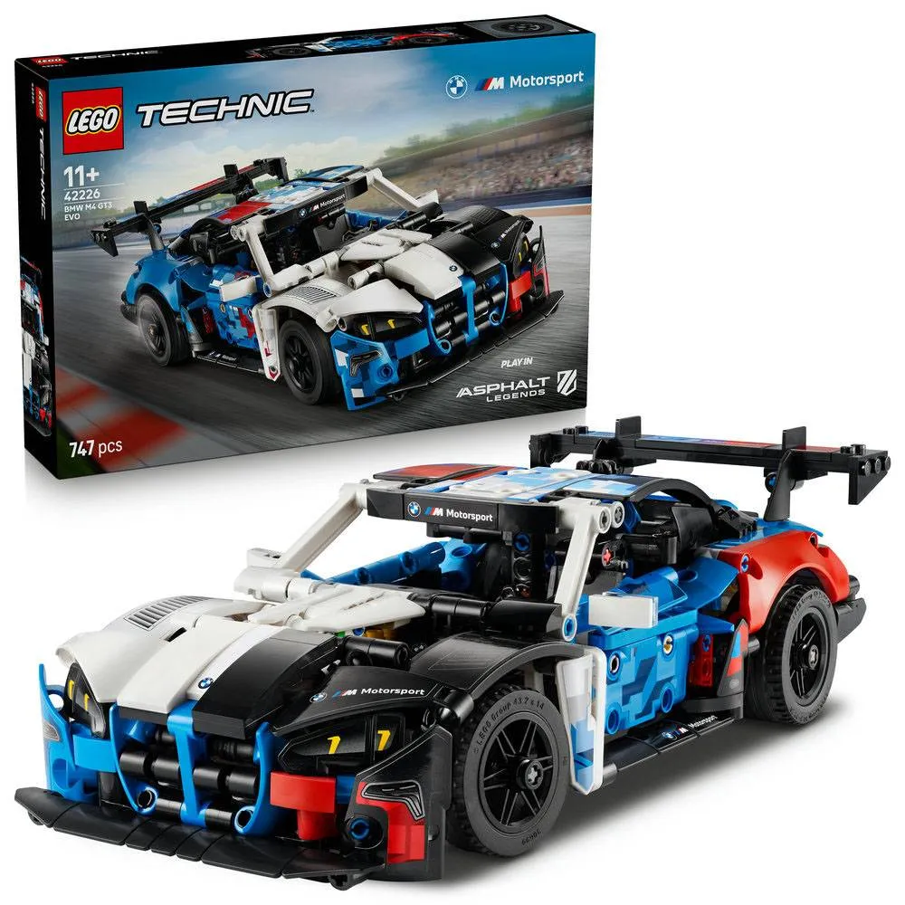 LEGO Technic: Carro de Corrida BMW M4 GT3 EVO | Idades 11+ | 747 Peças | Item 42226