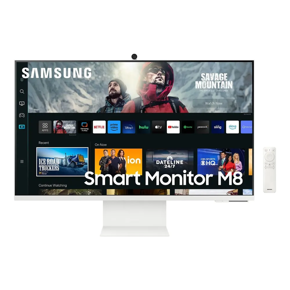 Monitor Samsung M8 S27CM801UU 27" 4K UHD 60Hz Branco