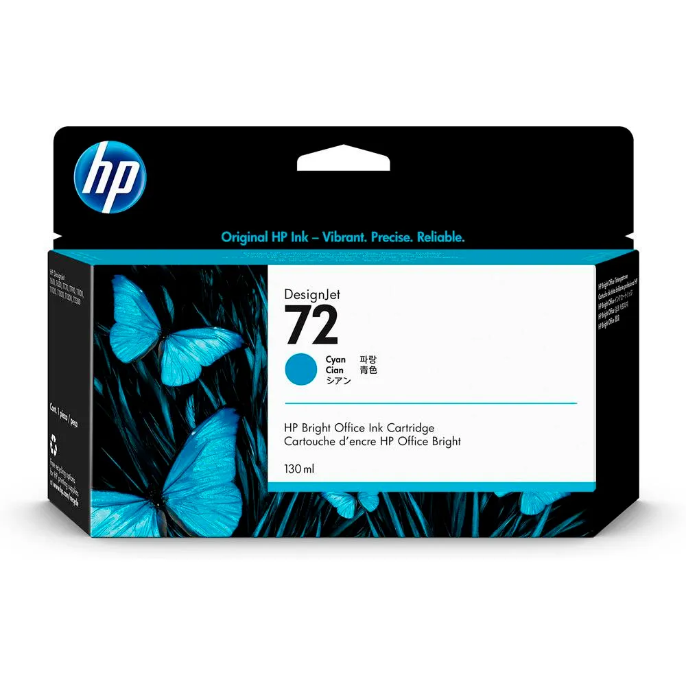 HP 72 original Ink cartridge C9371A cyan high capacity 130ml 1-pack
