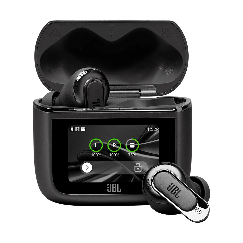 Earbuds JBL Tour Pro3 ANC True Wireless Pretos