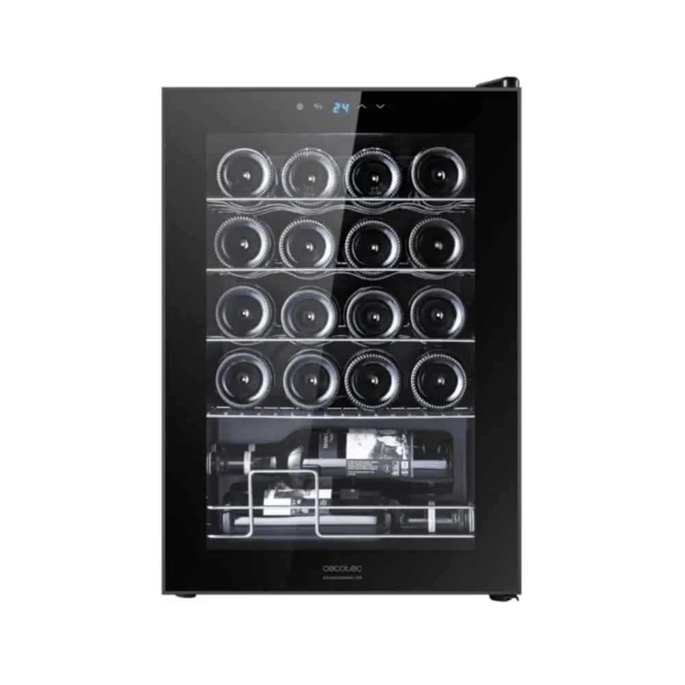 Cave de Vinho Cecotec GrandSommelier 2050 Compressor 20 Garrafas Preto - 00122