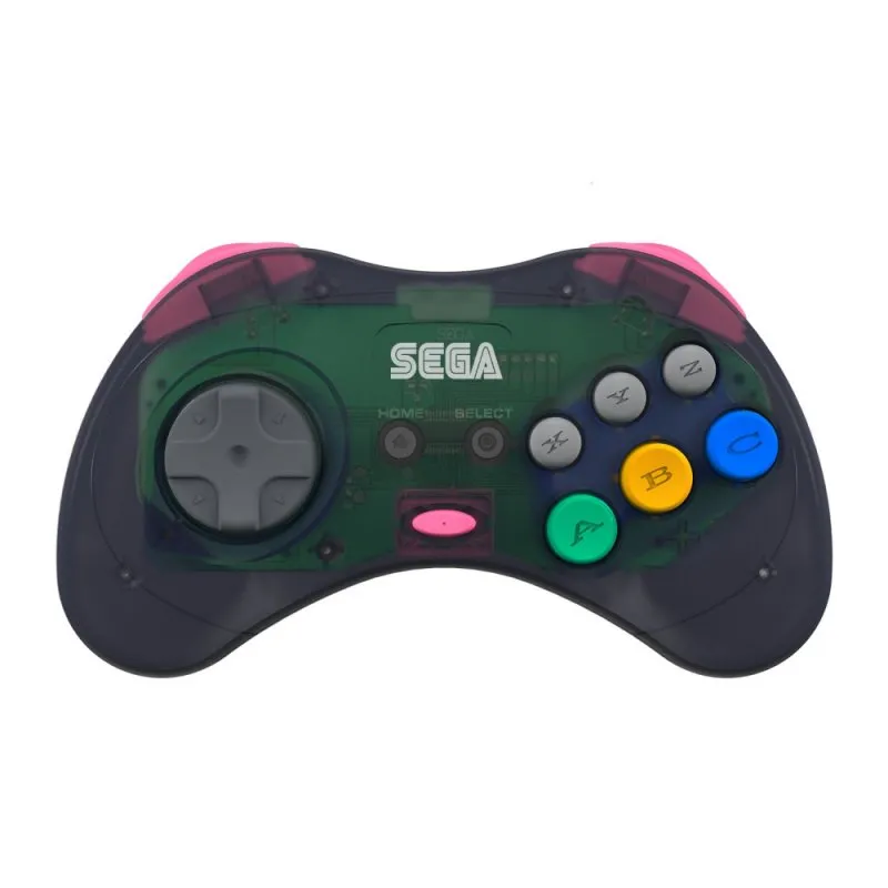 Retro-Bit Gamepad SEGA Saturn 2.4G M2 Cinzento