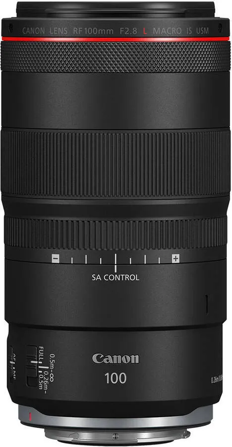 Objetiva CANON RF 100mm F2.8L Macro IS USM (Encaixe: Canon RF)