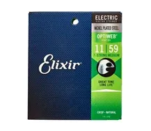 Jogo cordas guitarra elétrica Elixir Optiweb 19106 Medium 7 cordas 011-059